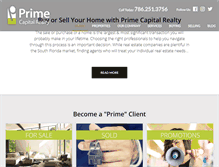 Tablet Screenshot of primecapitalrealty.com